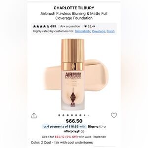 Charlotte Tilbury Airbrush Flawless Foundation